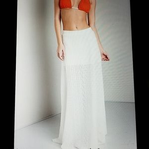 L*Space Crochet Maxi Skirt